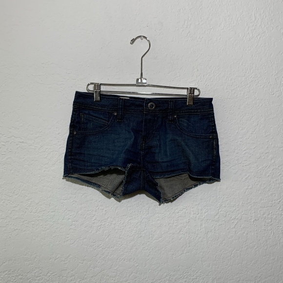 ❤️ Volcom Jeans High Voltage Cut Off Shorts - Picture 1 of 11